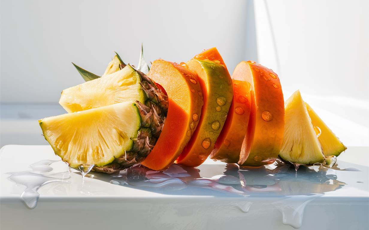 Peeling enzymatyczny ananas papaja sekretem pięknej cery